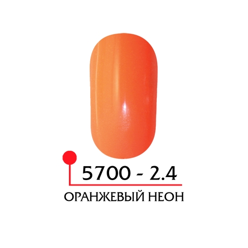Цветная акриловая пудра - оранжевый неон