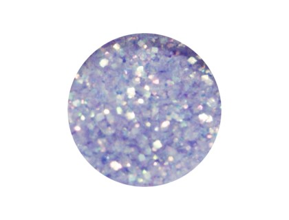 Конфетти в баночке 5гр., цвет белый с фиолетовым отливом