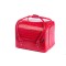Сумка - чемодан для мастера кожзам\крокодил, цвет красный 30х25х25 см