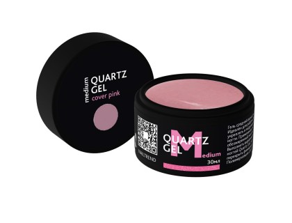 Гель Quartz Medium - Cover pink 30мл