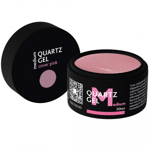 Гель Quartz Medium - Cover pink 30мл