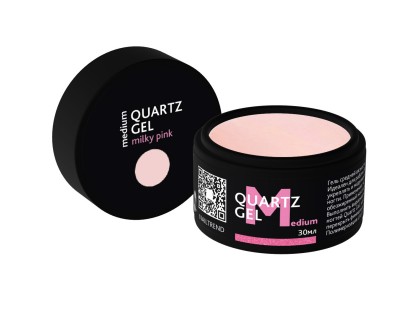 Гель Quartz Medium - Milky pink 30мл